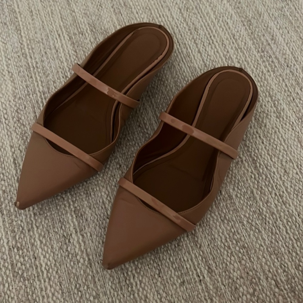 MALONE SOULIERS - Maureen leather slippers - size 6.5